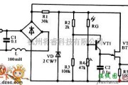 实用电路中的自动调光台灯电路图