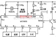 遥控电路（综合)中的电风扇红外遥控电路图(长城FS22-40)