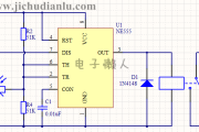 光控点动开关控制器的效果图演示_基础硬件电路图讲解