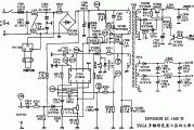 ENVISION EC-1468型SVGA多频彩色显示器的电源电路图