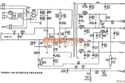 显示器电源中的VOLTRON V-1501型多频彩色显示器的电源电路图