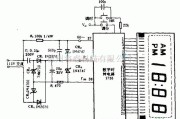 光电电路中的基于AMIS1736设计的12或24小时时钟电路原理图