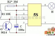 灯光控制中的5S触摸式过道节能灯电路图