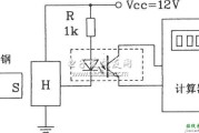 霍尔接近开关构成的计数器电路