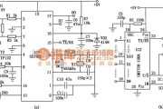 数字电路中的SST8803、UM3758-108A组成的数据传输调制／解调器电路图