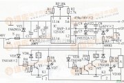 稳压电源中的对称输出的5V电源稳压器电路图