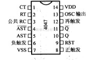 数字电路中的4000系列数字电路,4047无稳态/单稳态多谐振振荡器