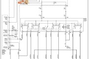 马自达中的马自达96TAURUS电动车窗电路图