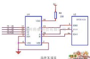 单片机制作中的cd4052典型的选择X通道电路图