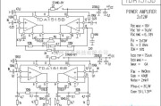 集成音频放大中的TDA1515B功放电路