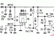 用可控硅制作的红外遥控开关电路