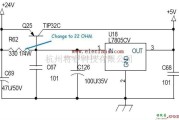 电源电路中的简易7805扩流电路图