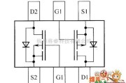 综合电路中的BSS84DW内部电路图