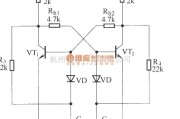 触发/翻转电路中的晶体管双稳态触发电路