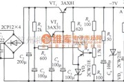 稳压电源中的6V收录机交、直流自动转换稳压电源电路图