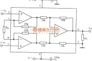调节放大中的增益可变仪表放大电路