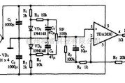 稳压电源中的巧用TDA作正负稳压单电源电路图