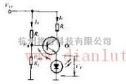 传感器电路中的将LED连接到发射极的电路图