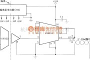 电流环放大中的XTR110隔离式4～20mA变送器电路