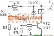 光敏电阻中的光暗控制继电器的电路图