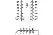 数字电路中的74系列数字电路74HC805六个2输入或非门驱动器