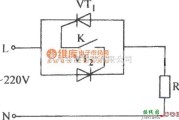 晶闸管控制中的普通晶闸管单线控制电路图