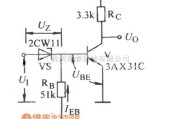 数字电路中的稳压二极管门限非门电路图