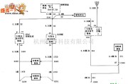 别克中的君威车身内部灯电路图