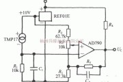 电源电路中的基于AD790的可调式恒温控制器电路