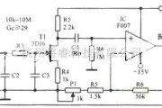振荡电路中的稳幅RC称相振荡器电路图