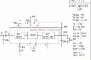 音频电路中的采用AN7112的功放应用电路图