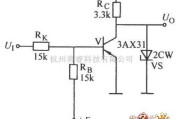 光敏二极管、三极管电路中的带有钳位稳压二极管的非门电路图