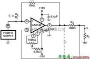 线性放大电路中的CA3140组成的微弱电流基本放大电路图