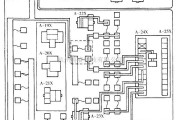 东南中的东南菱绅易熔丝(位于发动机室继电器盒)电气系统电路图