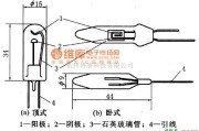 超声波传感器中的紫外线传感器外形结构电路图