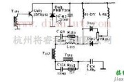 基础电路中的简易GW500A行输出级电路的电路图