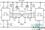 多谐振荡产生中的利用556组成的双无稳态多谐振荡器