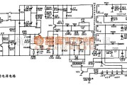 显示器电源中的IBM 3196-001型彩色显示器的电源电路图