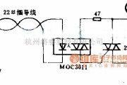 光电处理电路中的细导线用于灯光控制的电路图