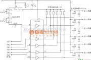 开关稳压电源中的由MAX1822和74C906构成的1～6通道负载开关电路图