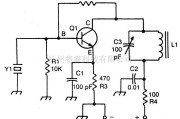 控制电路中的晶体控制晶体管振荡器电路图