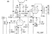 音频电路中的用EL34-B电子管超线性接法制作单端胆机电路
