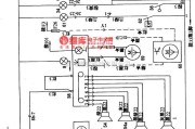 大众（上汽）中的桑塔纳2000倒车灯、仪表电路图(图1,2)