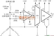 耦合隔离放大中的由ISO102构成的隔离式电源线监控电路