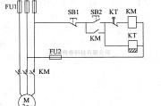控制电路中的单台三相异步电动机时间控制电路