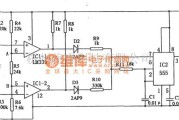 专用测量/显示电路中的555构成的音响逻辑电平探头电路图