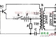 光电电路中的简易直流荧光灯电路图