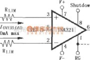 仪表放大器中的由INA321／322构成的输入电流保护电路