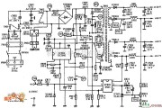 显示器电源中的SVGA彩色显示器DELL VI-1428型的电源电路图