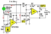 改进的铂电阻温度检测器电路